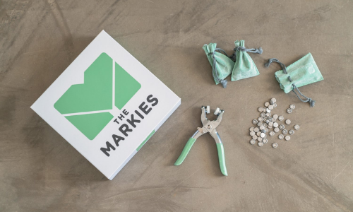 THE MARKIES ARE ORIGINAL SOLUTION TO IDENTIFY CLOTHING AND ACCESSORIES