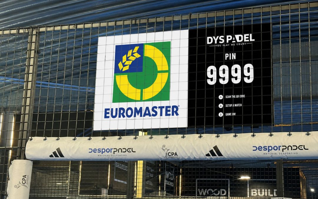 O “puntako” da publicidade chega ao padel com a Euromaster