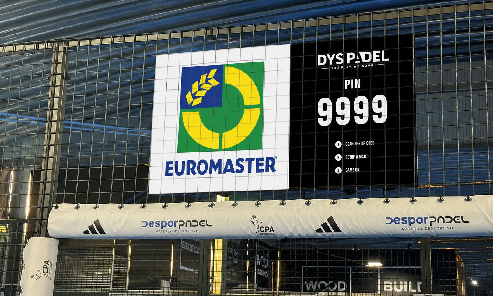 The “high point” of advertising comes to padel